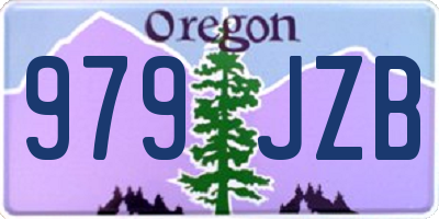 OR license plate 979JZB