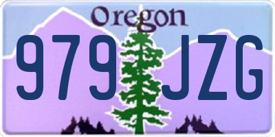 OR license plate 979JZG