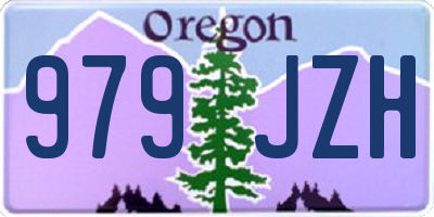 OR license plate 979JZH