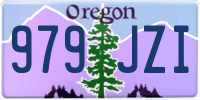 OR license plate 979JZI