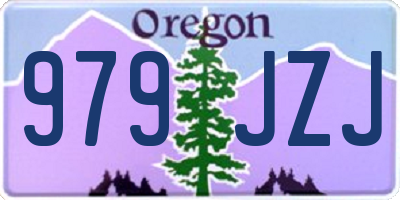 OR license plate 979JZJ