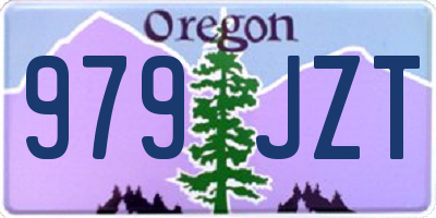 OR license plate 979JZT
