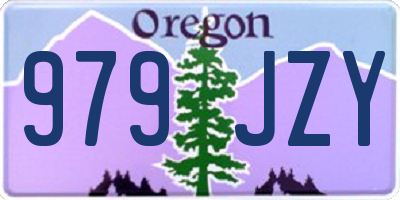 OR license plate 979JZY