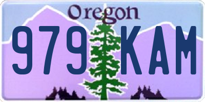 OR license plate 979KAM