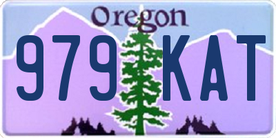 OR license plate 979KAT