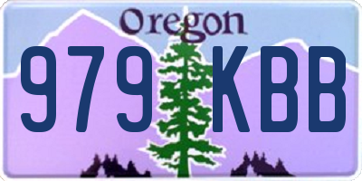 OR license plate 979KBB