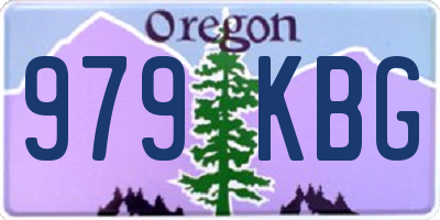 OR license plate 979KBG