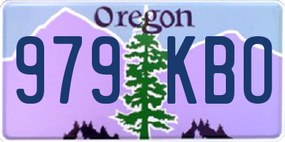 OR license plate 979KBO