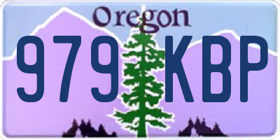 OR license plate 979KBP