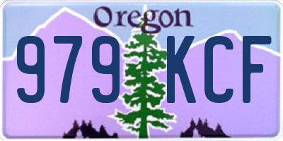 OR license plate 979KCF