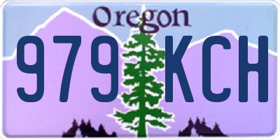 OR license plate 979KCH