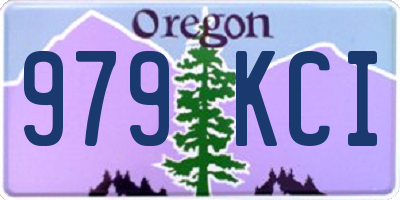 OR license plate 979KCI