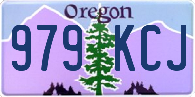 OR license plate 979KCJ