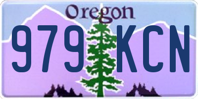 OR license plate 979KCN
