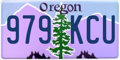 OR license plate 979KCU