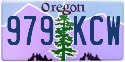 OR license plate 979KCW