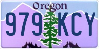 OR license plate 979KCY
