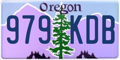 OR license plate 979KDB