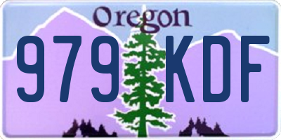 OR license plate 979KDF