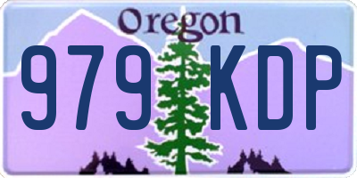 OR license plate 979KDP