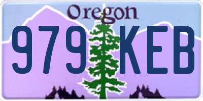 OR license plate 979KEB