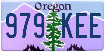 OR license plate 979KEE