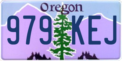 OR license plate 979KEJ