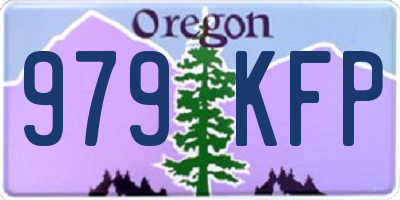 OR license plate 979KFP