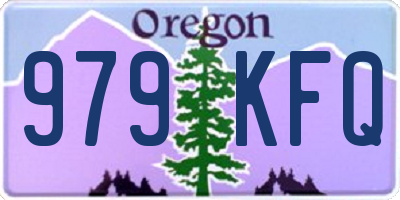 OR license plate 979KFQ