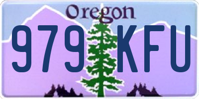 OR license plate 979KFU