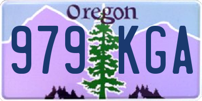 OR license plate 979KGA