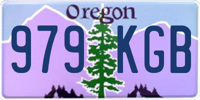OR license plate 979KGB