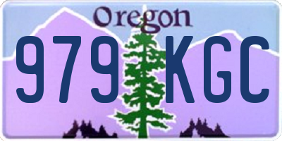 OR license plate 979KGC
