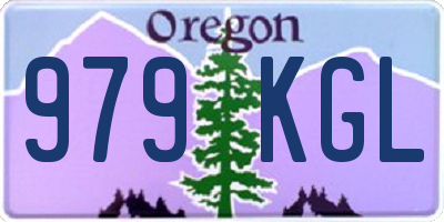 OR license plate 979KGL