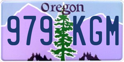 OR license plate 979KGM