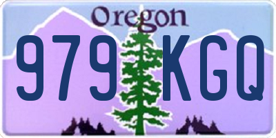OR license plate 979KGQ
