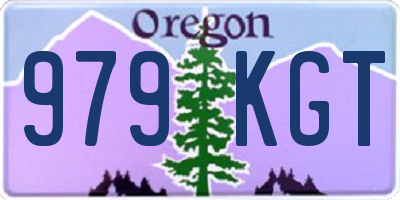 OR license plate 979KGT