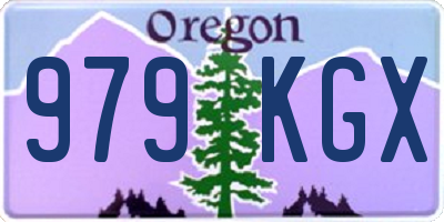 OR license plate 979KGX