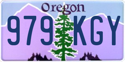 OR license plate 979KGY