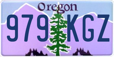 OR license plate 979KGZ