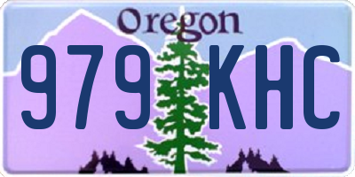 OR license plate 979KHC