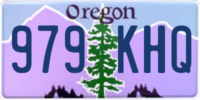 OR license plate 979KHQ