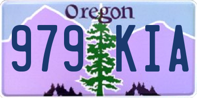 OR license plate 979KIA