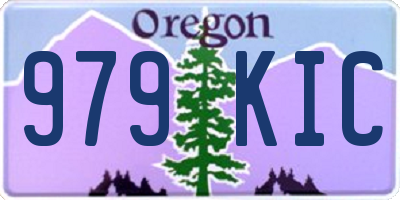 OR license plate 979KIC