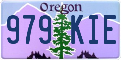 OR license plate 979KIE