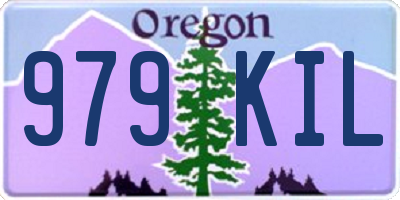 OR license plate 979KIL