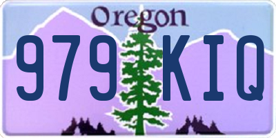 OR license plate 979KIQ