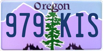OR license plate 979KIS