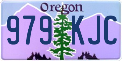 OR license plate 979KJC