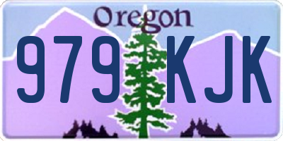 OR license plate 979KJK